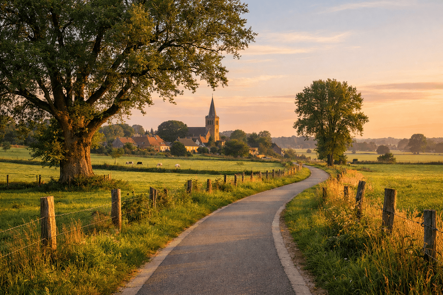 Vlaams platteland rond B&B Rode Poort